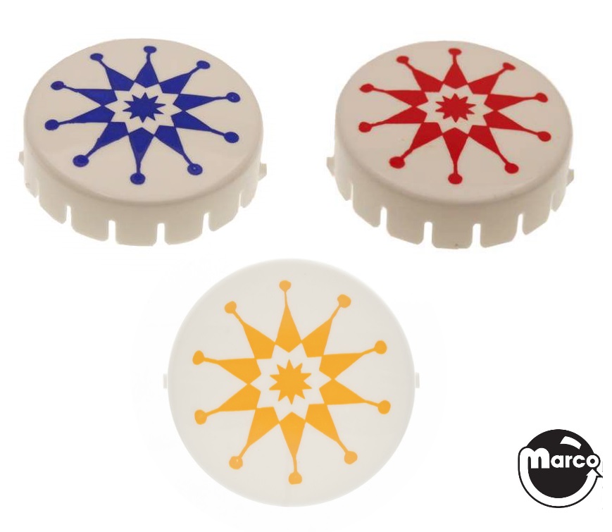 STRANGE WORLD (Gottlieb) Pop bumper cap set