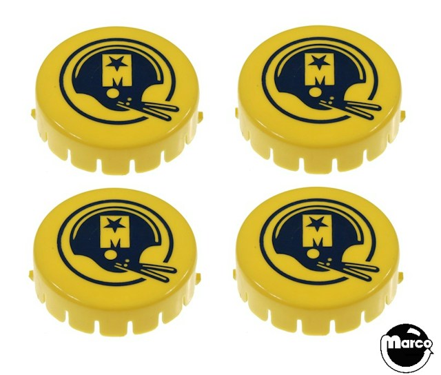 TOUCHDOWN (Gottlieb) Pop bumper cap set (4)
