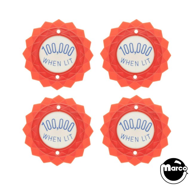 EASY ACES (Gottlieb) Pop bumper cap set (4)