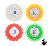 PICNIC (Gottlieb 1958) Pop bumper cap set (4)