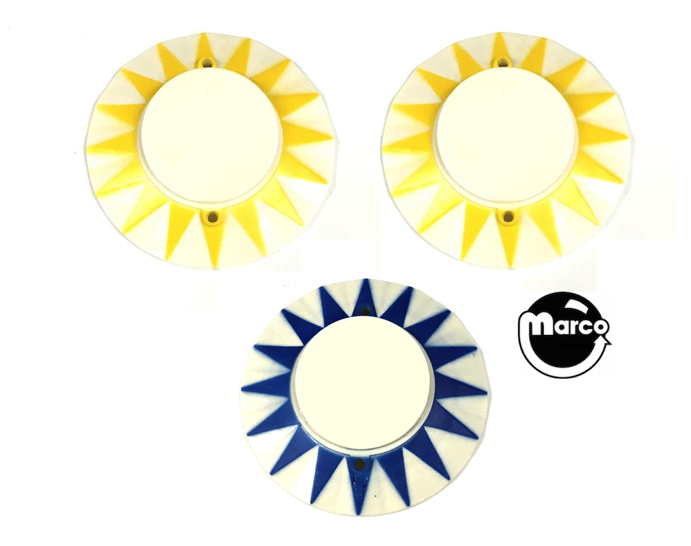 ROCK MAKERS (Bally) Pop bumper cap set (3)
