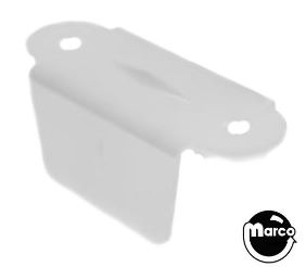 Lane guide - 2-1/8 inch white opaque single A-9393