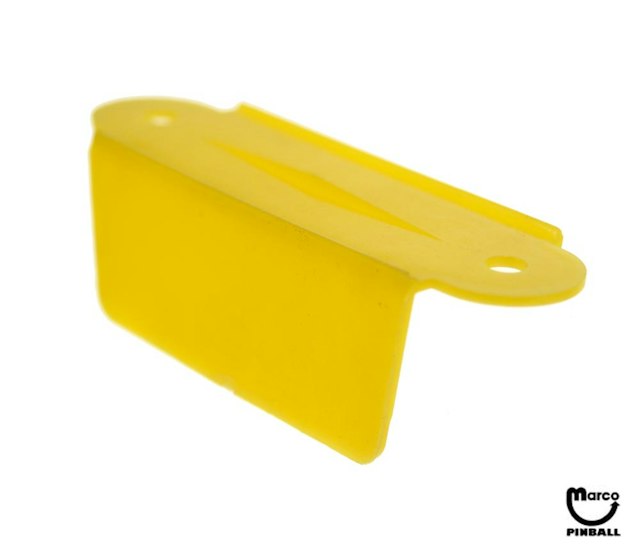 Lane guide - 2-3/4 inch yellow opaque single