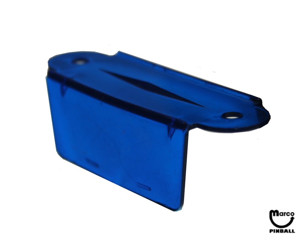 Lane guide - 2-3/4 inch blue trans. single A-9395