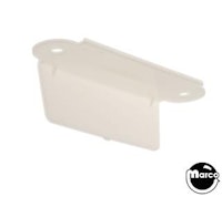 Lane guide - 3-1/8 inch white opaque single USE A-9397-W