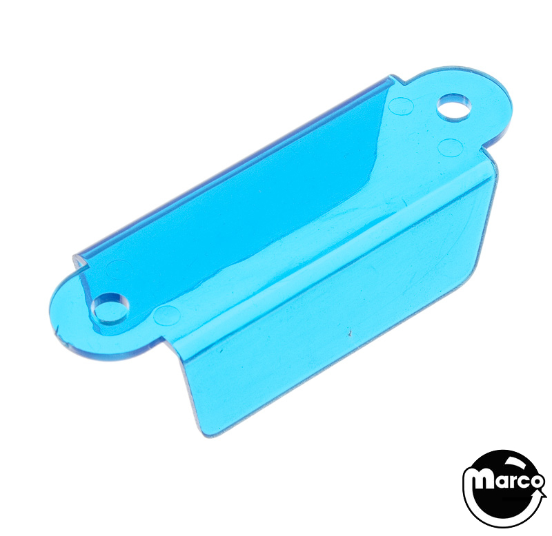 Lane guide - 2-3/4 inch blue trans. double USE 4887C