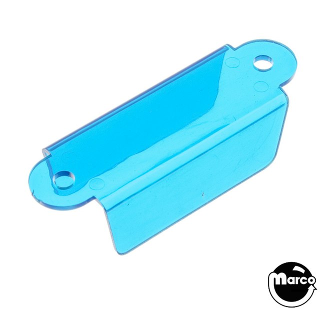 Lane guide - 2-3/4 inch blue trans. double USE 4887C