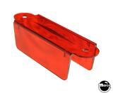 Lane guide - 3-1/8 inch red trans. double USE A-9398-RT