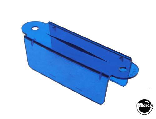 Lane guide - 3-1/8 inch blue transparent USE A-9398-BT