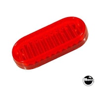 Playfield insert 1-1/2" oval Red tran