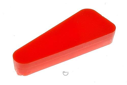 Playfield insert 1-1/2 inch triangle red