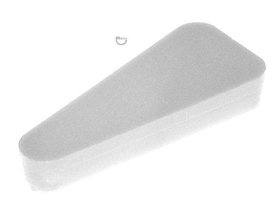 Playfield insert 1-1/2 inch triangle white