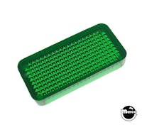 Playfield insert rectangle 1-1/2" green