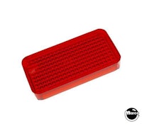 Playfield insert rectangle 1-1/2" red
