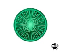 Playfield insert 1-1/2" round Green star