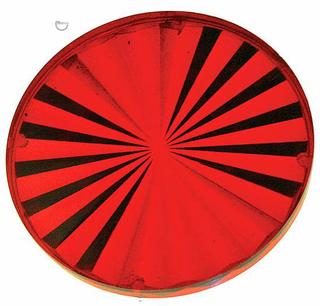 Playfield insert 1-3/16" Round Red star