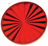 Playfield insert 1-3/16" Round Red star