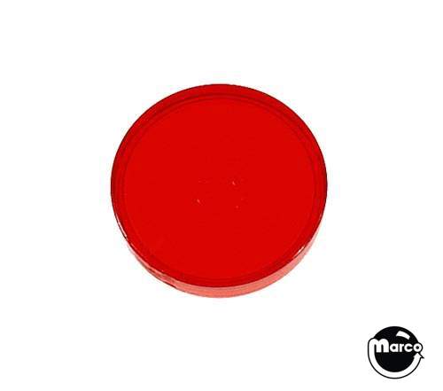 Playfield insert 1-3/16 inch Round Red tran