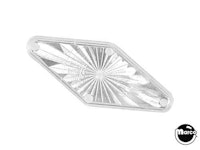 Playfield insert 1-3/4" diamond clear