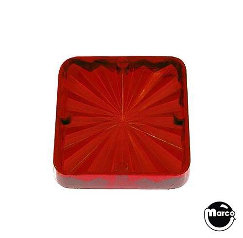 Playfield insert 1 inch square red starburst 03-7979-9