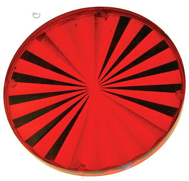 Playfield insert 2-3/4" round Red star