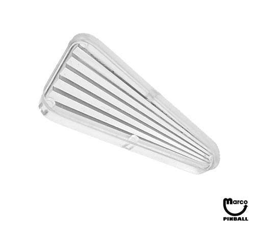 Playfield insert 2 inch arrow clear star