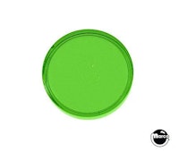 Playfield insert 3/4" round Green trans