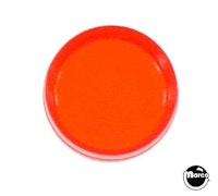 Playfield insert 3/4" round Red trans