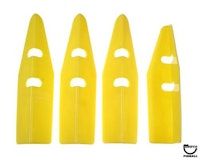 Cabinet shields 4 piece set - YELLOW