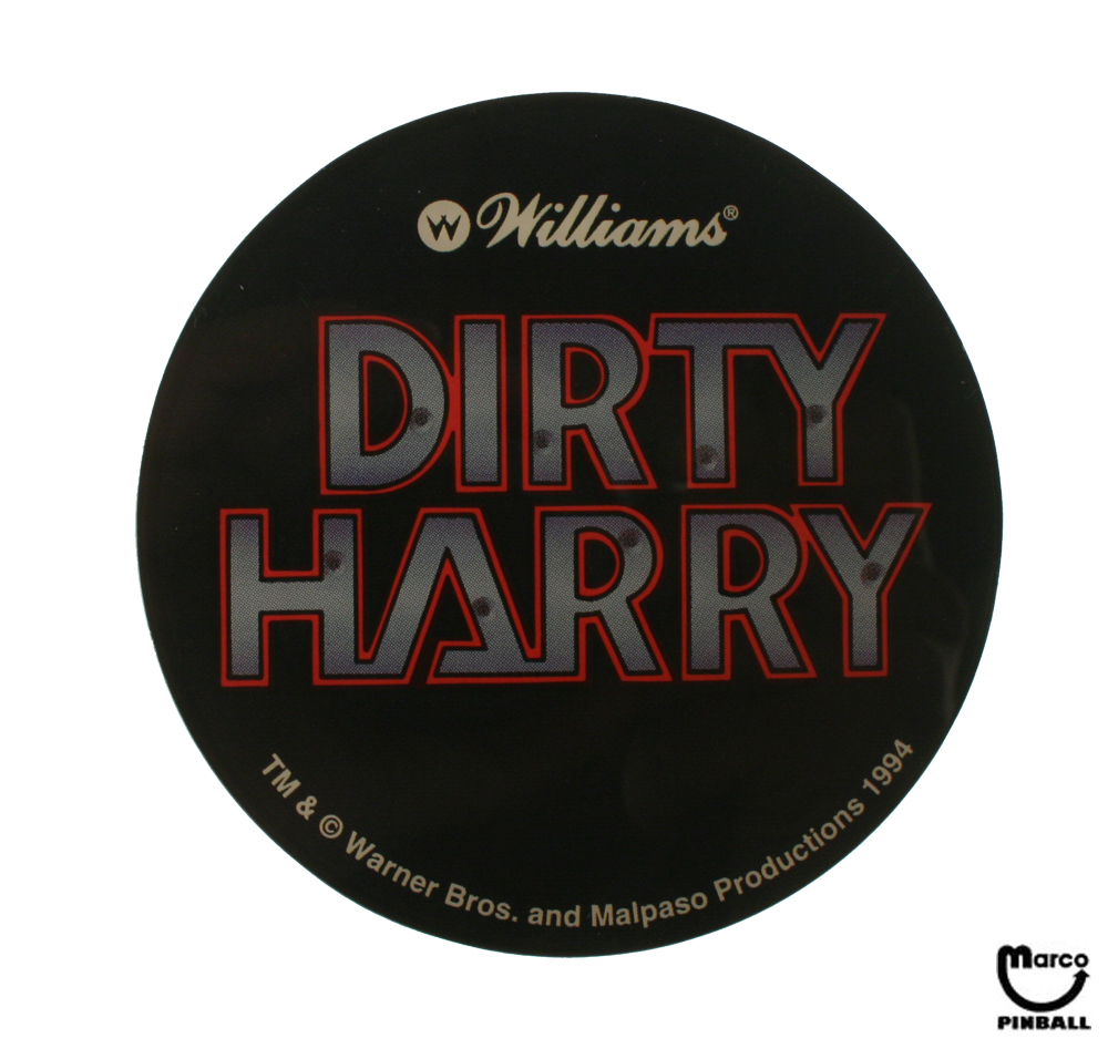 DIRTY HARRY (Williams) Promo coaster
