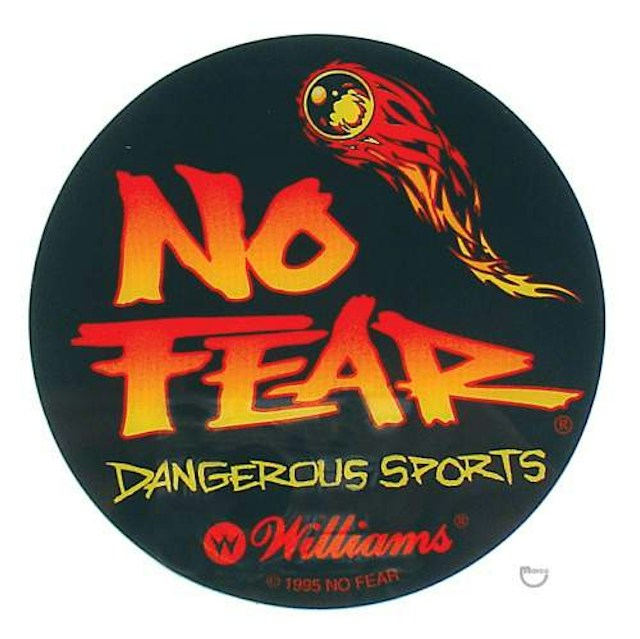 NO FEAR (Williams) Promo coaster