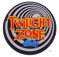 TWILIGHT ZONE (Bally) Promo coaster