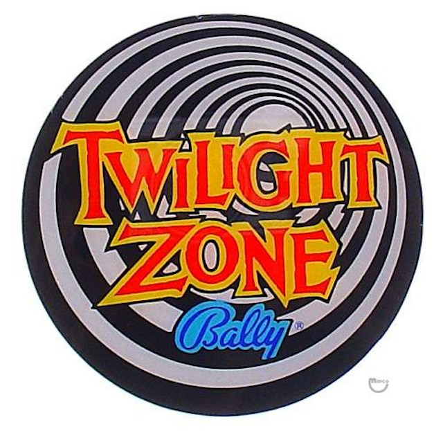 TWILIGHT ZONE (Bally) Promo coaster
