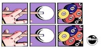 BREAKSHOT (Capcom) Decals drop target (6)