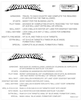 AIRBORNE (Capcom) Score cards (4)
