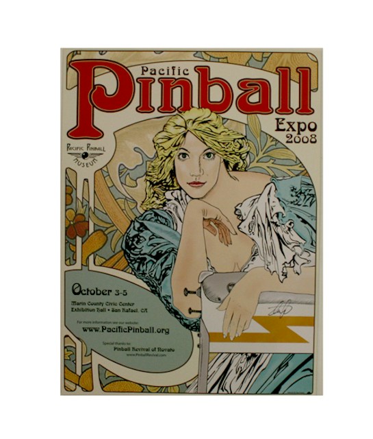 Poster - Pacific Pinball Expo 2008