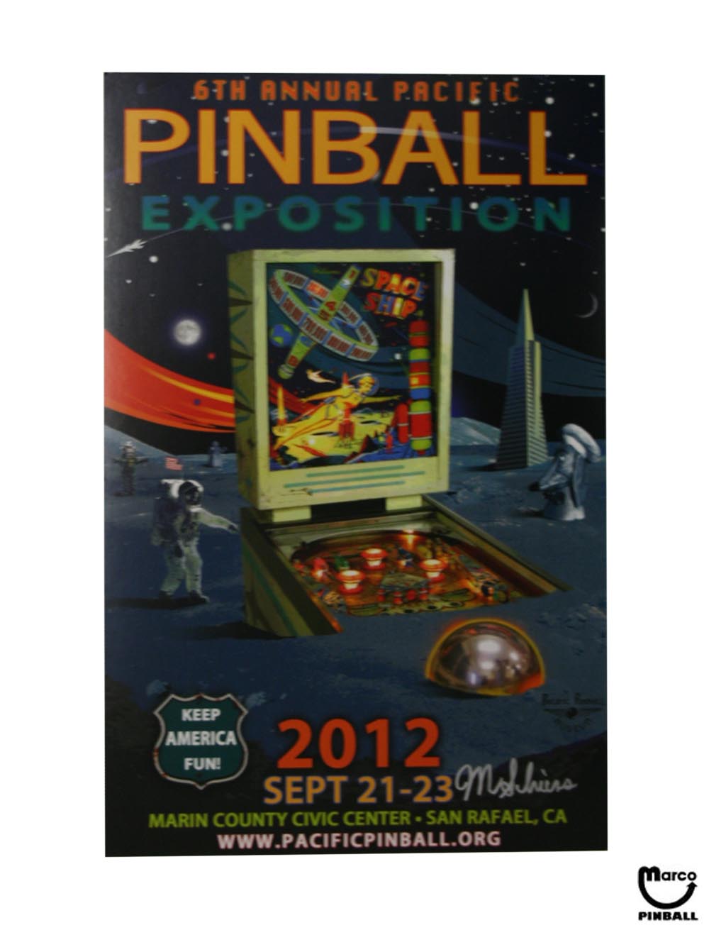 Poster - Pacific Pinball Expo 2012