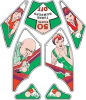 BANK A BALL (Gottlieb 1965) Plastic set