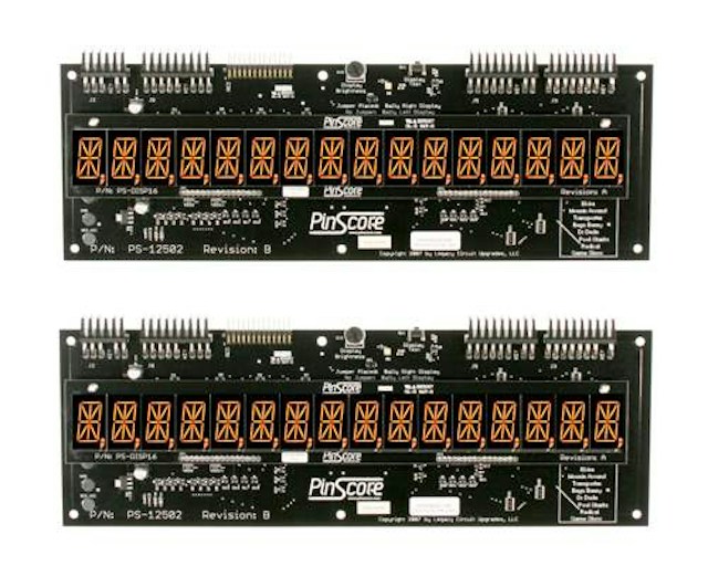 PINSCORE Display System Williams 11B & C