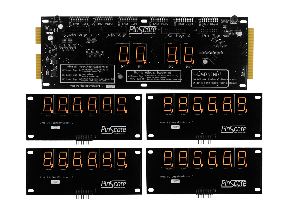 PS-8000-P - PINSCORE Display System Williams 3/4/6 - Marco