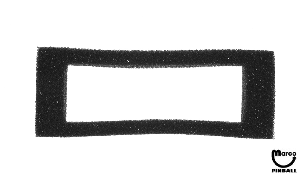 Display gasket 4 digit Rev A PS-8000-S and PS-10749-S SKINNY