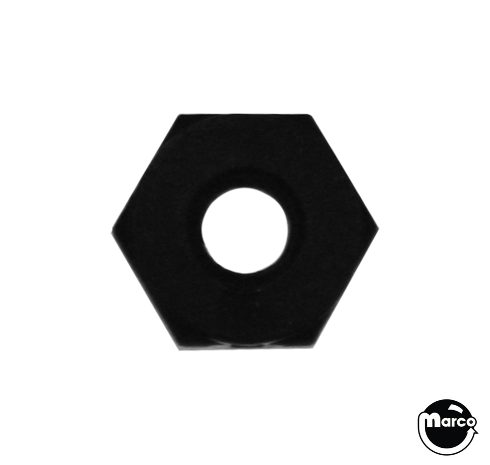 Hex nut - 4-40 nylon black