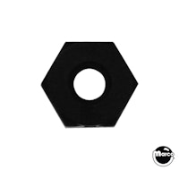 Hex nut - 4-40 nylon black