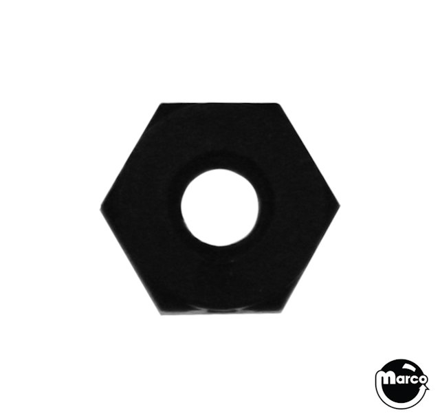 Hex nut - 4-40 nylon black