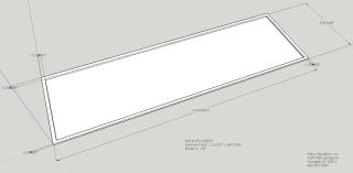 LED Dot matrix display light shield 128 x 32