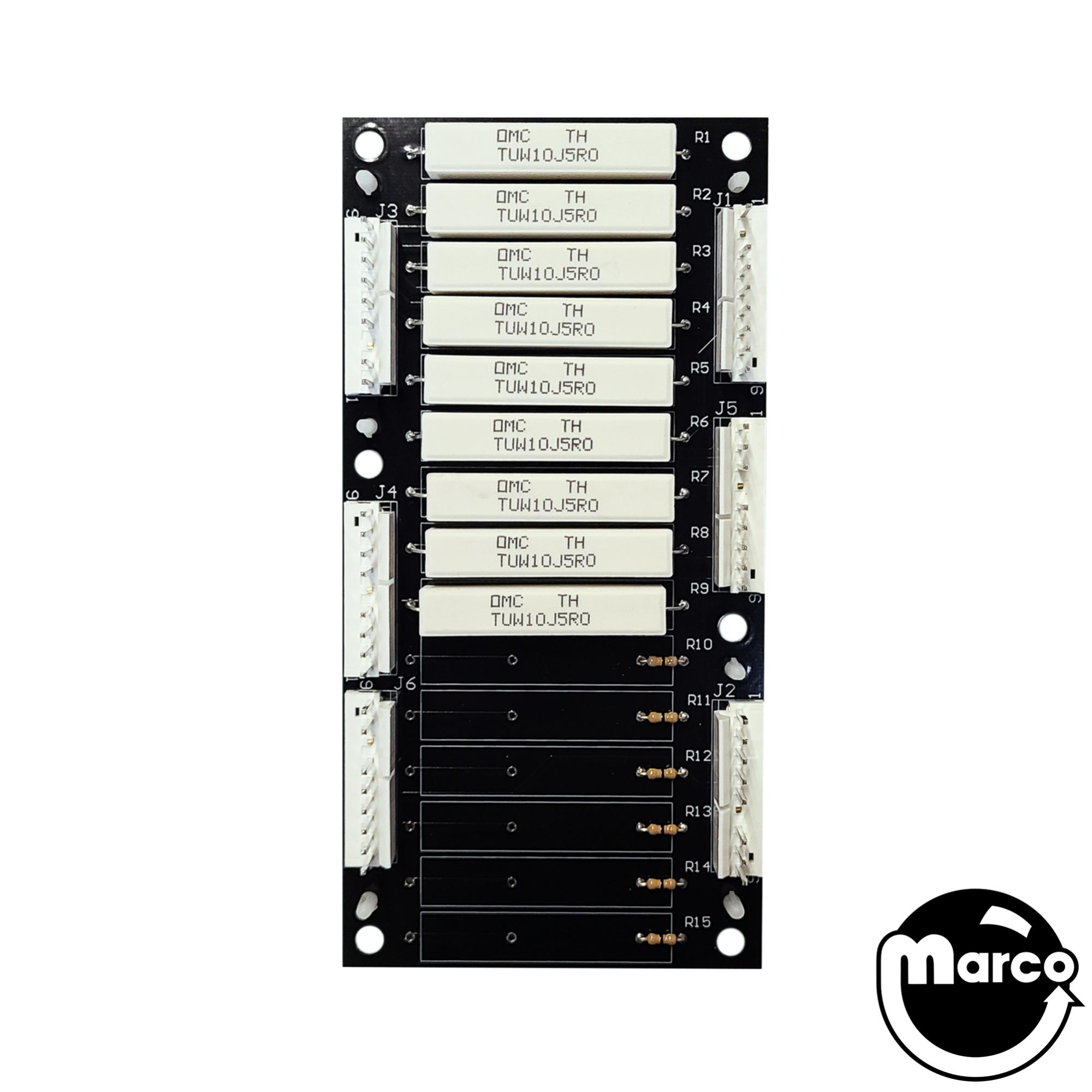 Pin-Tek Flash lamp resistor board for Big Guns