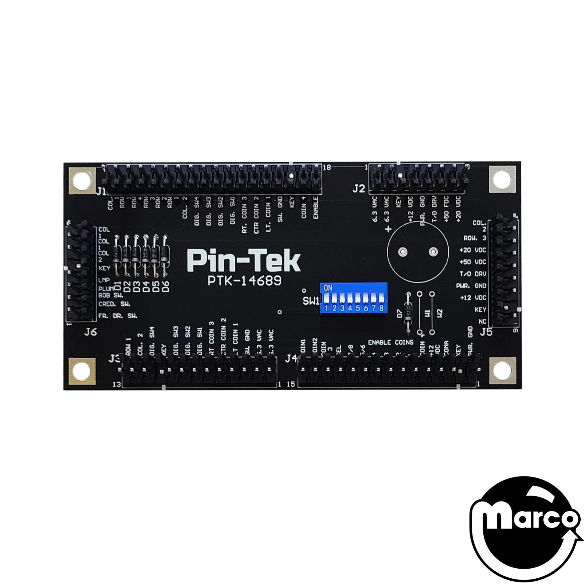 Improved coin door interface board by PinTek