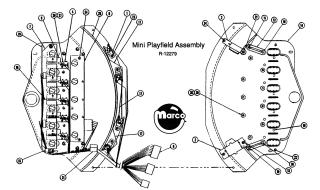 R-12279 - JOKERZ (Williams) Upper mini playfield - Marco