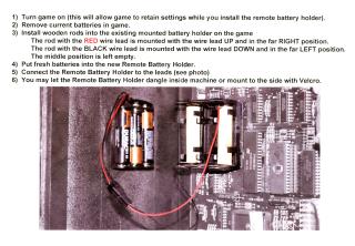 Battery remote mount - solderless