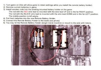 Battery remote mount - solderless